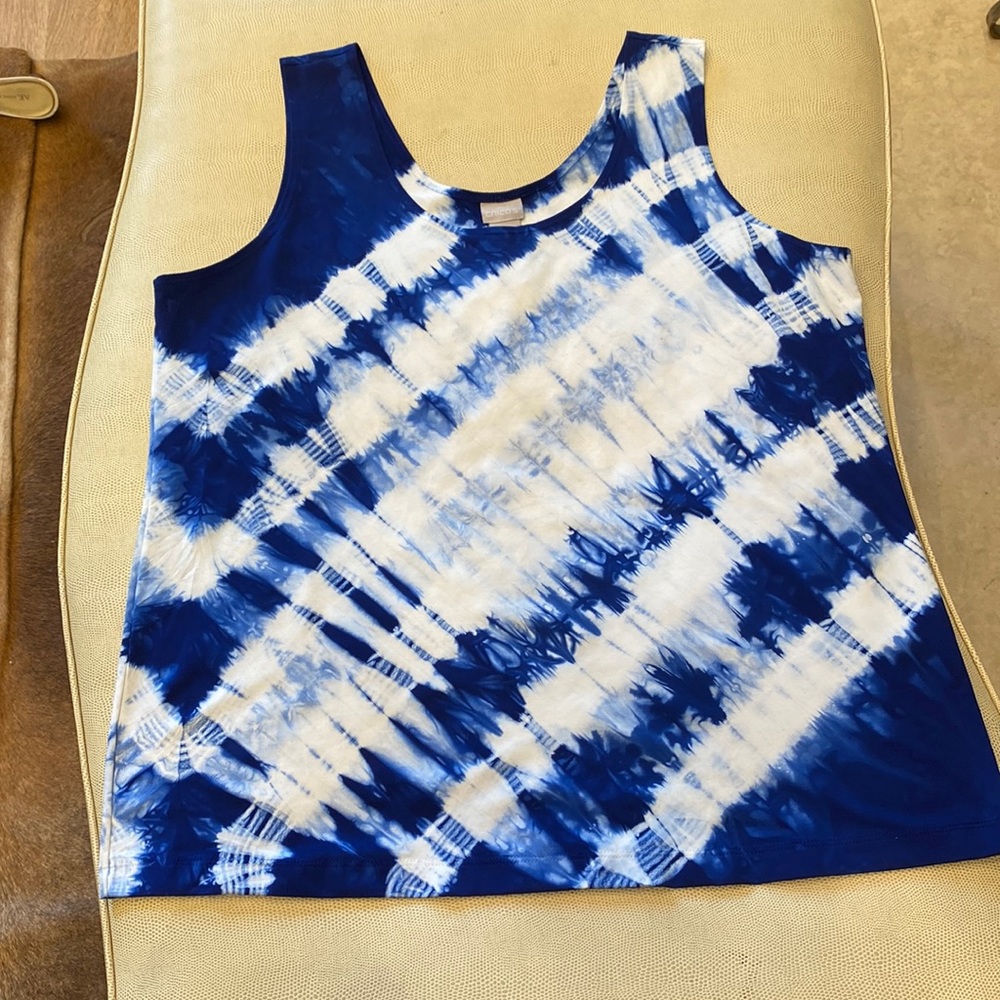 Chico’s Microfiber Tie Dye Contemporary Tank